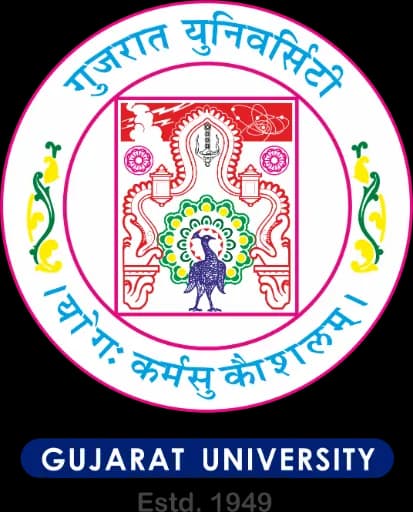 Gujarat University Logo